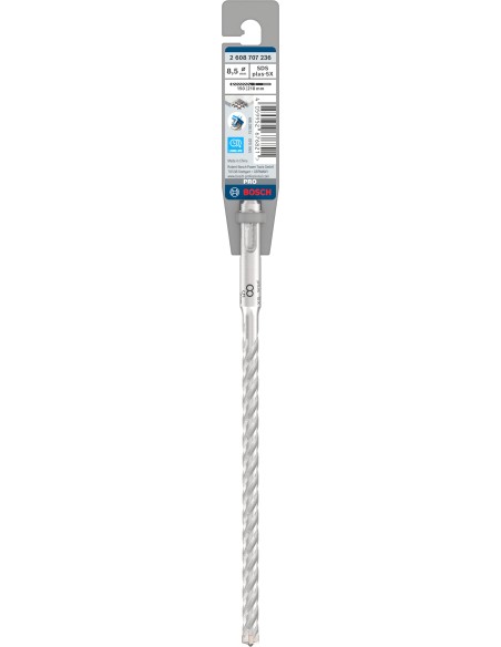 BOSCH 2608629678 Broca fresadora recta PRO, dos acanaladuras (Ø14 x L30mm) vástago de 8mm
