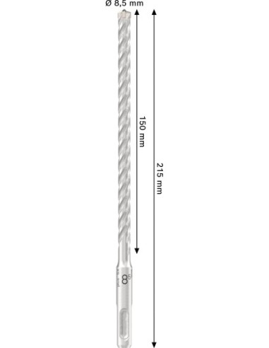 BOSCH 2608629678 Broca fresadora recta PRO, dos...