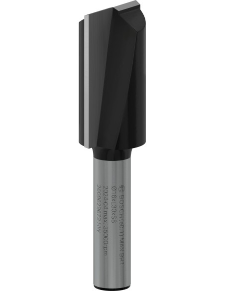 BOSCH 2608629679 Broca fresadora recta PRO, dos acanaladuras (Ø16 x L30mm) vástago de 8mm