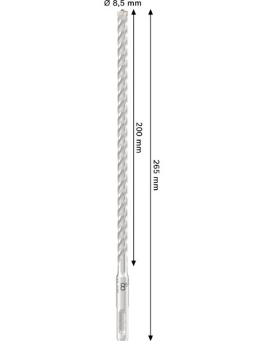 BOSCH 2608629679 Broca fresadora recta PRO, dos...