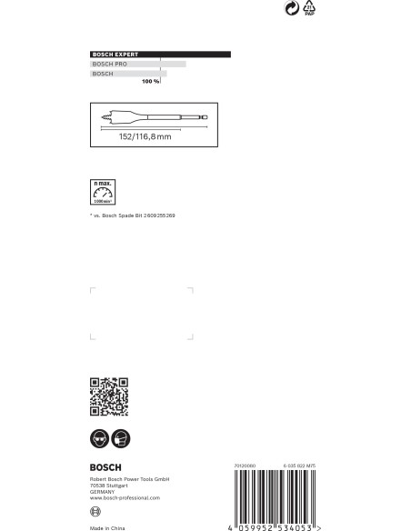 BOSCH 2608001139 Matriz de engaste PRO, DIN K18 AL (70mm²) aluminio