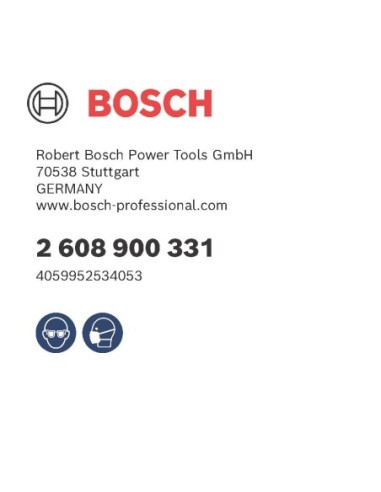 BOSCH 2608001139 Matriz de engaste PRO, DIN K18...