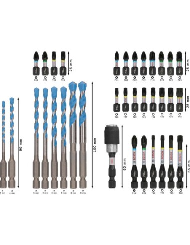 BOSCH 2608001132 Matriz de engaste PRO, E185 CU...