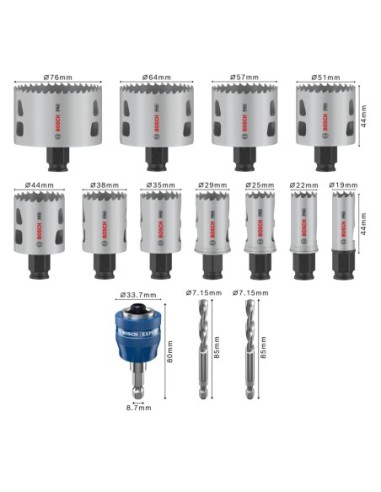 BOSCH 2608001134 Matriz de engaste PRO, E300 CU...