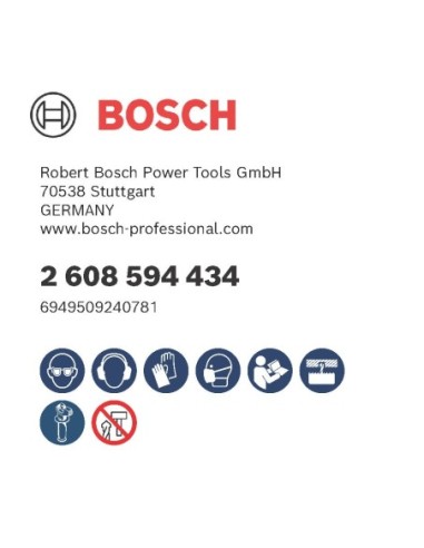 BOSCH 2608001134 Matriz de engaste PRO, E300 CU...