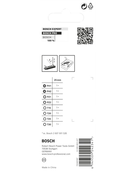 BOSCH 2608001173 Matriz de engaste PRO, NF16 CU (16mm²) cobre