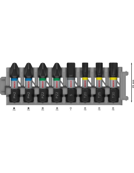 BOSCH 2608001174 Matriz de engaste PRO, NF25 CU (25mm²) cobre