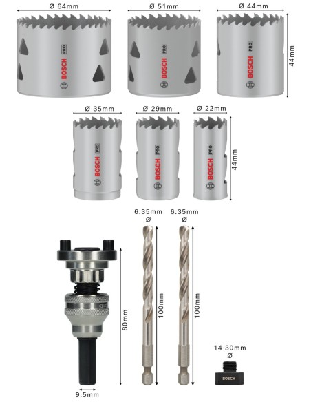BOSCH 2608001154 Matriz de engaste PRO, U185 CU (185mm²) cobre