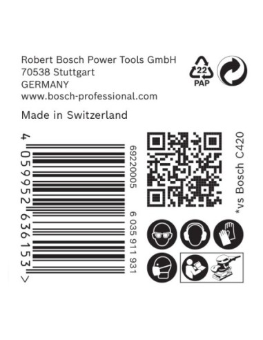 BOSCH 2608001150 Matriz de engaste PRO, U70 CU...