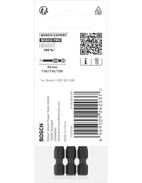 BOSCH 2608001163 Matriz de marcado PRO (PG11) acero inoxidable