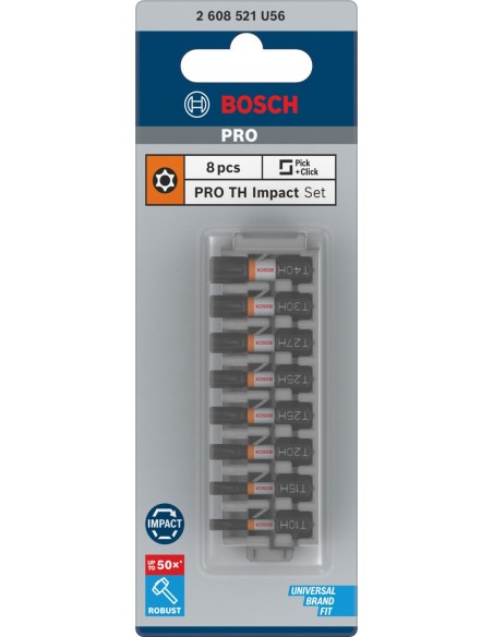 BOSCH 2608001165 Matriz de marcado PRO (PG16) acero inoxidable