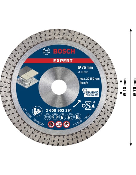 BOSCH 2608706855 Broca para martillo PRO SDS max-4 (Ø32 x 800 x 920 mm)