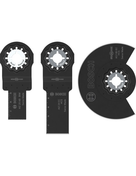 BOSCH 2608669333 Set de hojas para madera y metal blando (3 uds.)