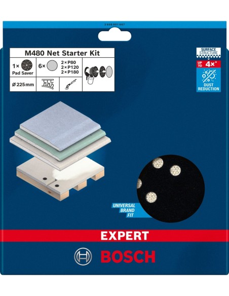 BOSCH 2608669089 Set de cuchillas para pavimentos y revestimientos (4 uds.)