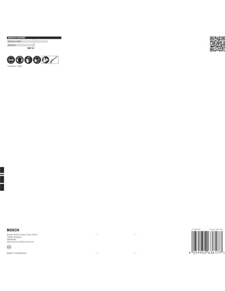 BOSCH 2608669089 Set de cuchillas para pavimentos y revestimientos (4 uds.)