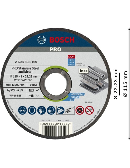 BOSCH 2608902451 Disco de lija para láminas EXPERT O780(150mm) G120