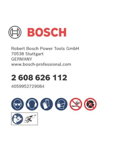 BOSCH 2608902451 Disco de lija para láminas...
