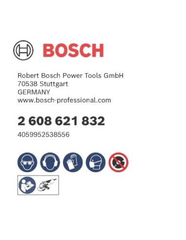 BOSCH 2608902449 Disco de lija para láminas...
