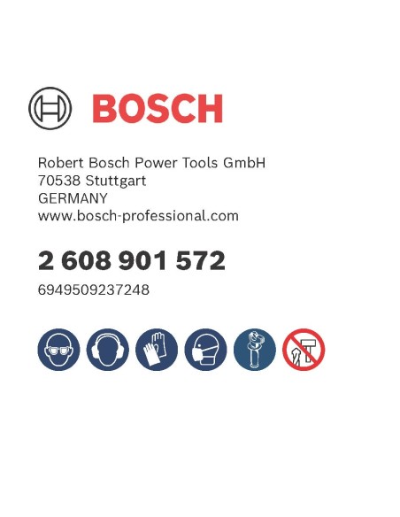 BOSCH 2608669080 Hoja para corte de inmersión PRO AII 65 APIB (65 x 40 mm) (10 uds)