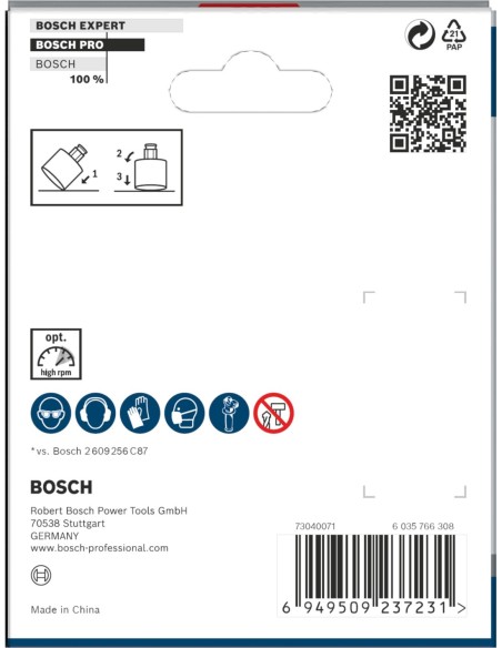 BOSCH 2608669079 Hoja para corte de inmersión PRO AII 65 APIB (65 x 40 mm) (5 uds)