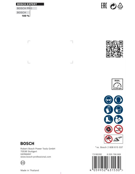BOSCH 2608669083 Hoja para corte de inmersión PRO AII 65 BSPIB (65 x 40 mm) (5 uds)
