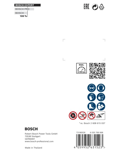BOSCH 2608669082 Hoja multiherramienta PRO AII 65 BSPIB (65 x 40 mm)