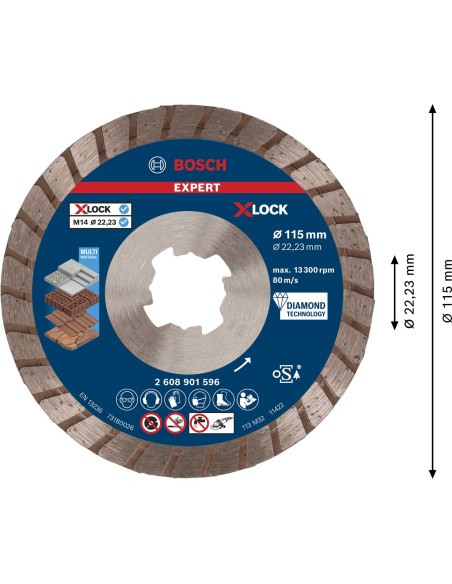 BOSCH 2608669082 Hoja multiherramienta PRO AII 65 BSPIB (65 x 40 mm)