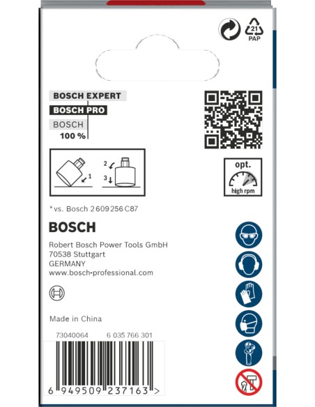 BOSCH 2608669072 Hoja para corte de inmersión PRO AIZ 32 BSPIB (32 x 50 mm) (10 uds)
