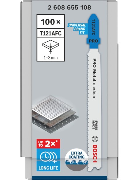 BOSCH 2608594415 Sierra de corona PRO Multi Material PC Plus (Ø121 mm)