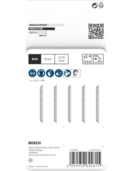 BOSCH 2608594417 Sierra de corona PRO Multi Material PC Plus (Ø133 mm)