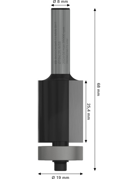 BOSCH 2608594371 Sierra de corona PRO Multi Material PC Plus (Ø24 mm)