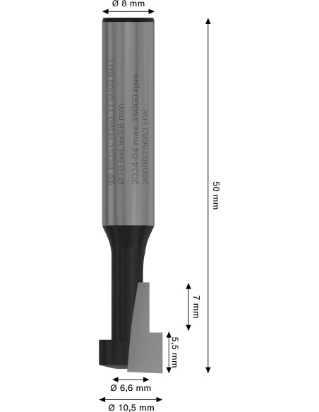 BOSCH 2608594377 Sierra de corona PRO Multi Material PC Plus (Ø33 mm)