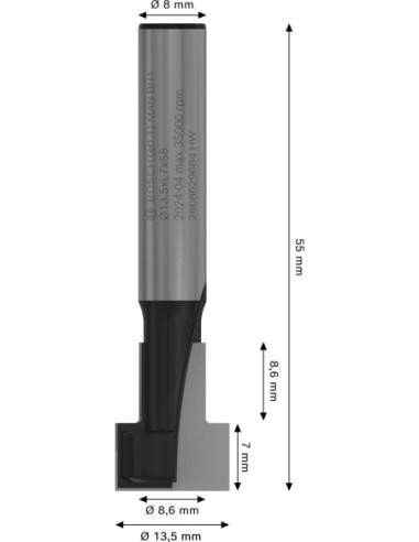 BOSCH 2608594378 Sierra de corona PRO Multi...