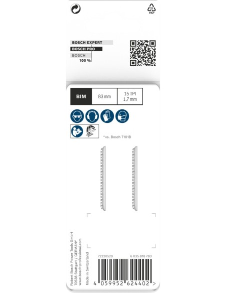 BOSCH 2608594398 Sierra de corona PRO Multi Material PC Plus (Ø68 mm)
