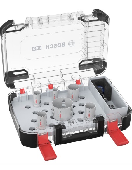 BOSCH 2608594423 Set de sierras de corona PRO Multi Material PC Plus (9 uds)