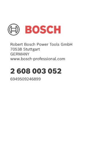 BOSCH 2608901561 Sierra de corona PRO Tile PC...