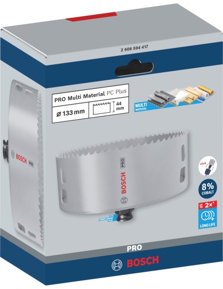 BOSCH 2608522520 Broca PRO Phillips Impact PH2 (55 mm) (2 uds)