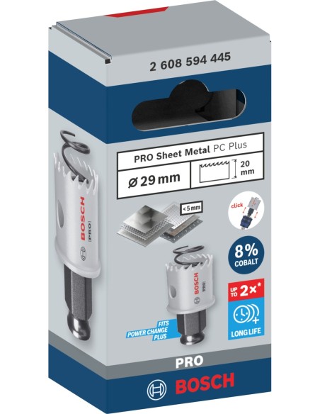 BOSCH 2608522544 Broca PRO Pozidriv Impact PZ2 (55 mm) (2 uds)