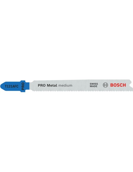 BOSCH 2608655108 Hoja de sierra de calar PRO Metal medium T121AFC (92 mm) (100 uds)