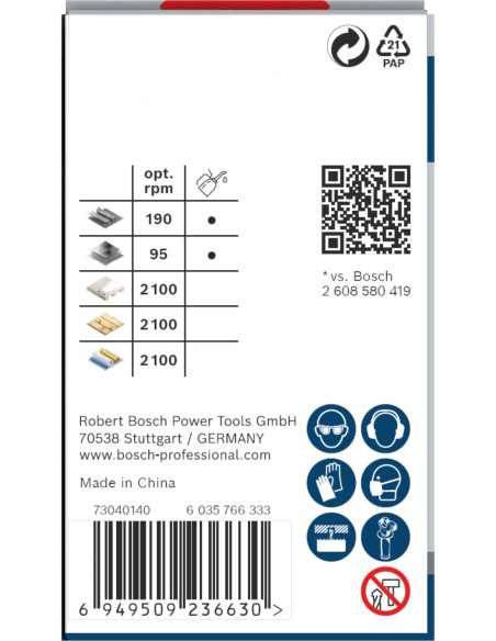 BOSCH 2608655111 Hoja de sierra de calar PRO Metal thick T121BFC (92 mm) (25 uds)