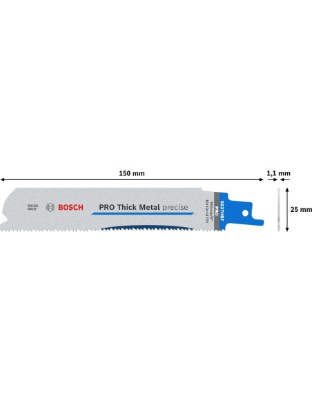 BOSCH 2608594432 Set de sierras de corona PRO Multi Material PC Plus (11 uds)