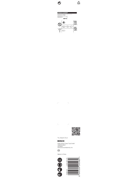 BOSCH 2608690612 PRO SDS max Floor Scraper (152 x 635mm)