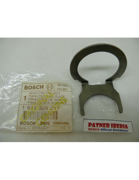 Repuesto original BOSCH 1611329011 Chapa soporte
