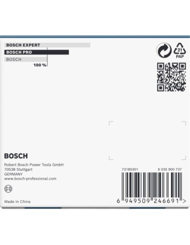 BOSCH 2607011943 Set PRO Wood and Metal (100mm)...