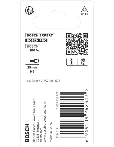 BOSCH 2608003045 Llave de vaso PRO Impact Socket (½″ x 11mm) profundo