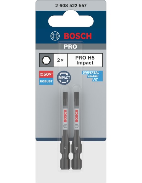 BOSCH 2608003046 Llave de vaso PRO Impact Socket (½″ x 13mm) estándar
