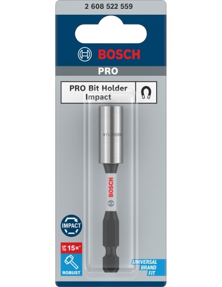 BOSCH 2608003048 Llave de vaso PRO Impact Socket (½″ x 17mm) estándar