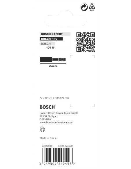 BOSCH 2608003048 Llave de vaso PRO Impact Socket (½″ x 17mm) estándar