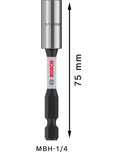 BOSCH 2608003048 Llave de vaso PRO Impact Socket (½″ x 17mm) estándar