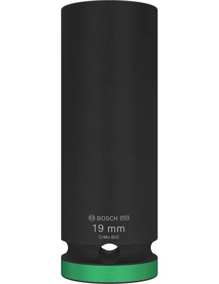 BOSCH 2608003051 Llave de vaso PRO Impact Socket (½″ x 19mm) profundo